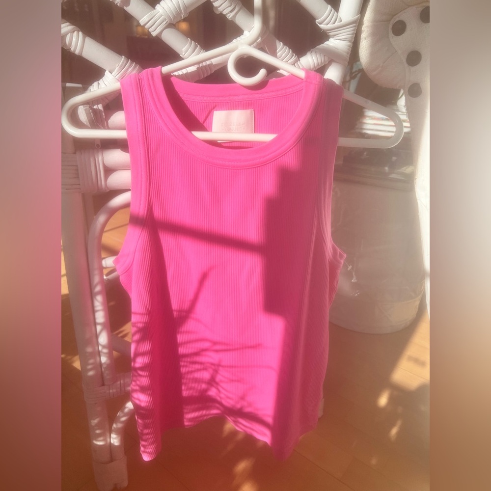 Citizens of Humanity fuchsia cotton pullover! Size XL - Picture 2 of 5